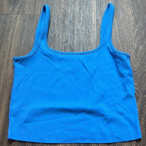 Essex Ribbed Square Neck Tank - Picture 1 of 3